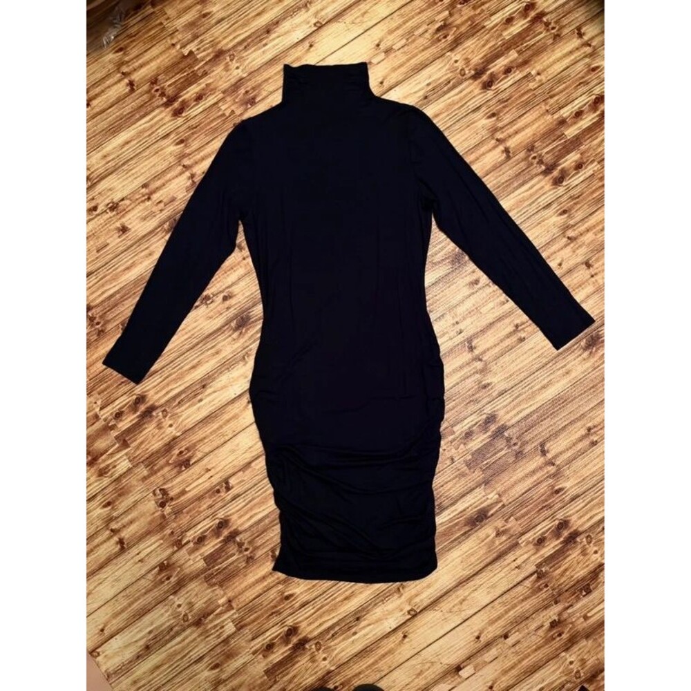 Black Bodycon Midi Dress